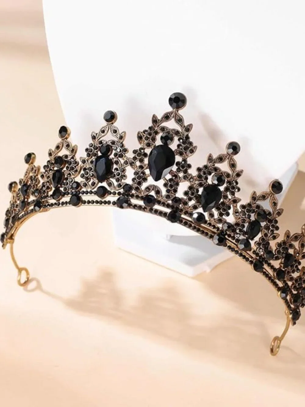 Baroque Wedding Tiaras and Crowns,Jeweled Tiara Crown,Prom Birthday Halloween Ha